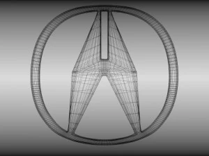 acura logo 3D Model