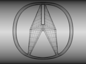 acura logo Modello 3D