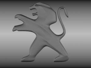 peugeot logo 3D Model