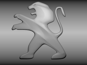 peugeot logo 3D Model