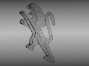 peugeot logo 3D Model