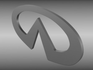 infinti logo Model 3D