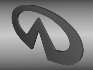 infinti logo Model 3D