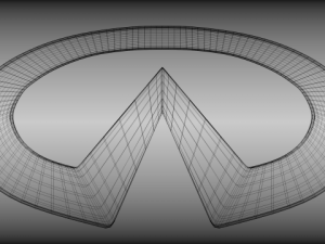 infinti logo Model 3D