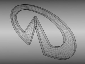 infinti logo Model 3D