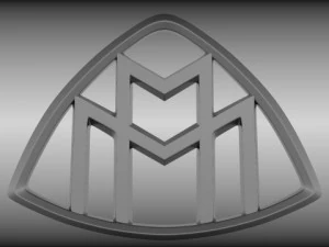 logo maybach Modello 3D
