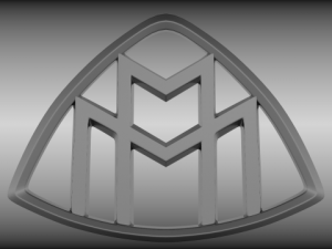 maybach logo 3D मॉडल