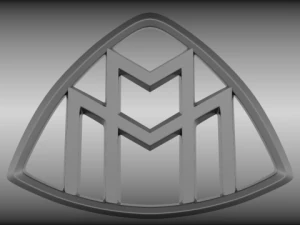 logo maybach Modello 3D