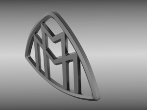 maybach logo 3D मॉडल