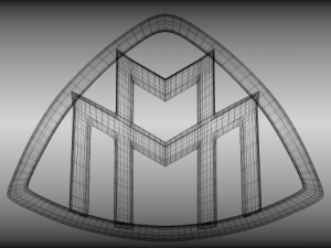 maybach logo 3D मॉडल