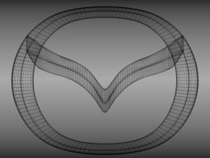 mazda logo Modello 3D