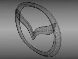 mazda logo Modello 3D