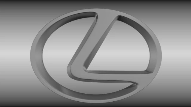 logo Lexus Modello 3D .c4d .max .obj .3ds .fbx .stl .blend 