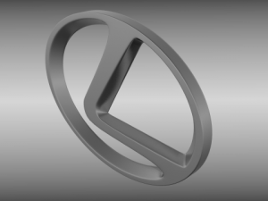 lexus logo Model 3D