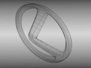 logo Lexus Modello 3D