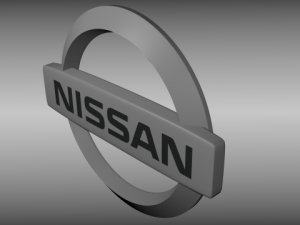 nissan logo Model 3D