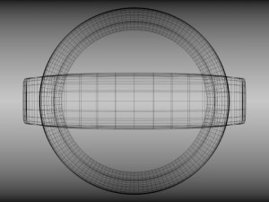 nissan logo Model 3D
