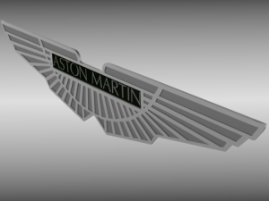 aston martin logo 3D Model