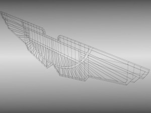 aston martin logo 3D Model