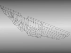 aston martin logo 3D Model