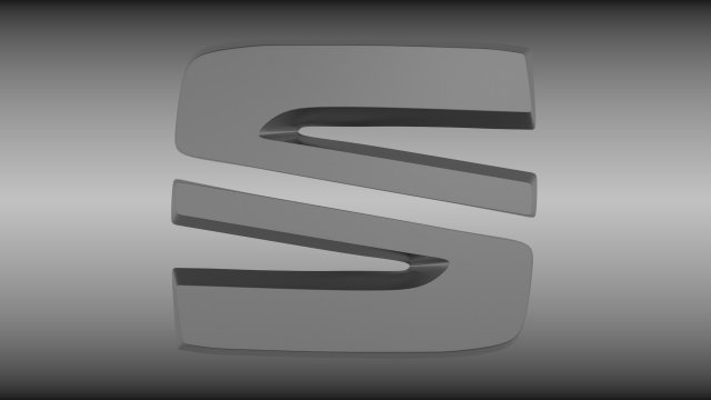 seat logo Model 3D .c4d .max .obj .3ds .fbx .stl .blend 