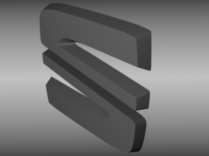 seat logo Model 3D