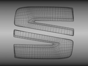 seat logo Model 3D