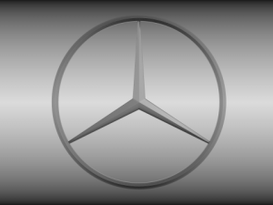 mercedes logo 3D Модель
