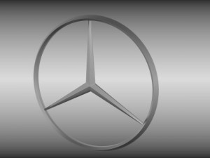 mercedes logo 3D Модель