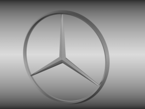 mercedes logo 3D Модель