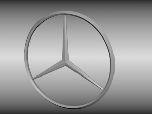 mercedes logo 3D Модель