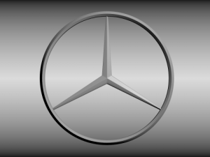 mercedes logo 3D Модель