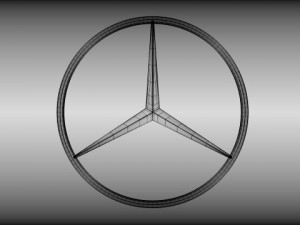 mercedes logo 3D Модель