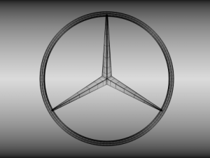 mercedes logo 3D Модель