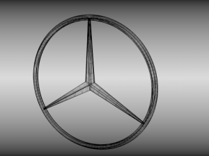 mercedes logo 3D Модель