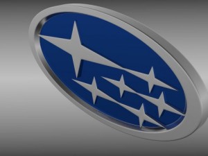 subaru logo Model 3D