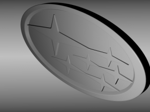 subaru logo 3D Модель