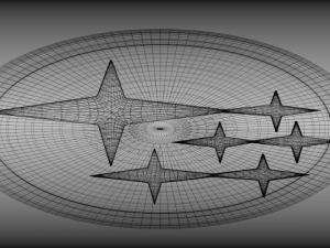 subaru logo 3D Модель
