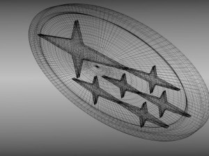 subaru logo 3D Модель