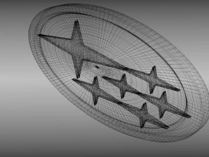 subaru logo 3D Model