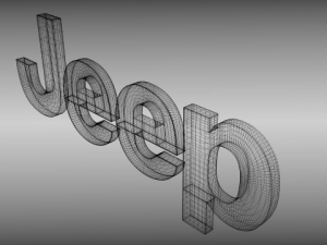 jeep logo 3D Model