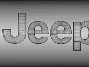 jeep logo 3D Model