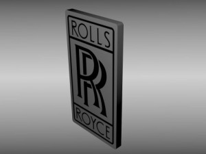 rolls royce logo Modello 3D