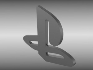 playstation logo Model 3D