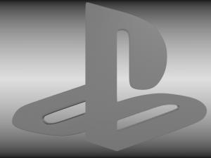 playstation logo Modèle 3D