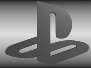 playstation logo Modèle 3D