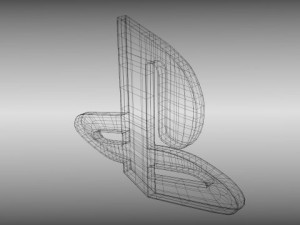 playstation logo Modèle 3D