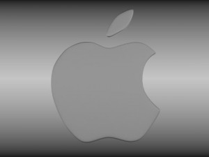 apple logo 3Dモデル