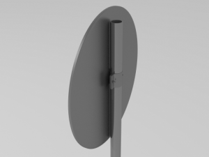 keep left sign 3D Model