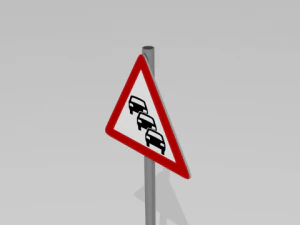heavy traffic sign 3D Model